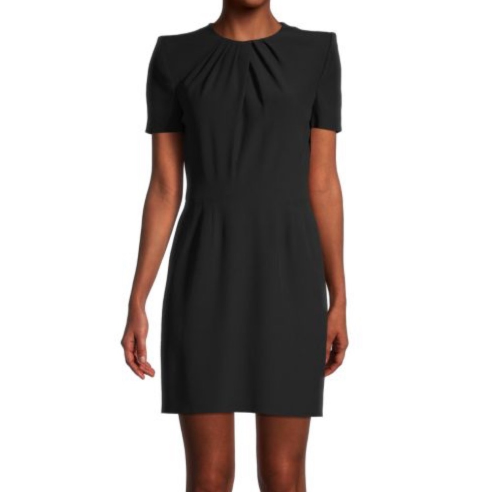 Alexander McQueen Dahlia Crepe Dress ( Black Version)